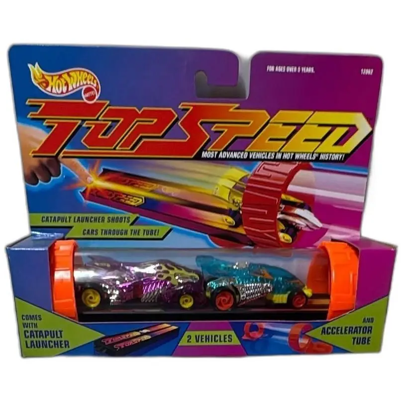1994 Hot Wheels Top Speed 2 Pack Road Vac Shock Rod Catapult Launcher