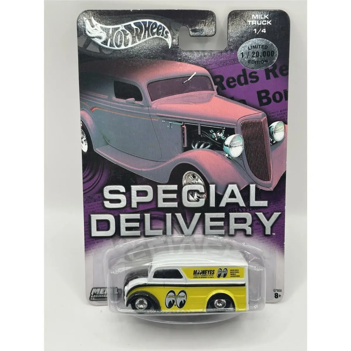 Hot Wheels Special Delivery Mooneyes Milk Truck