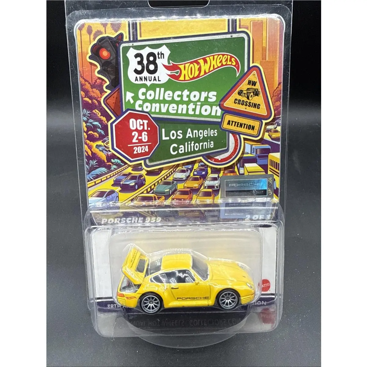 2024 Hot Wheels Yellow 959 Porsche 02156/06200 38th Lax Convention Many More