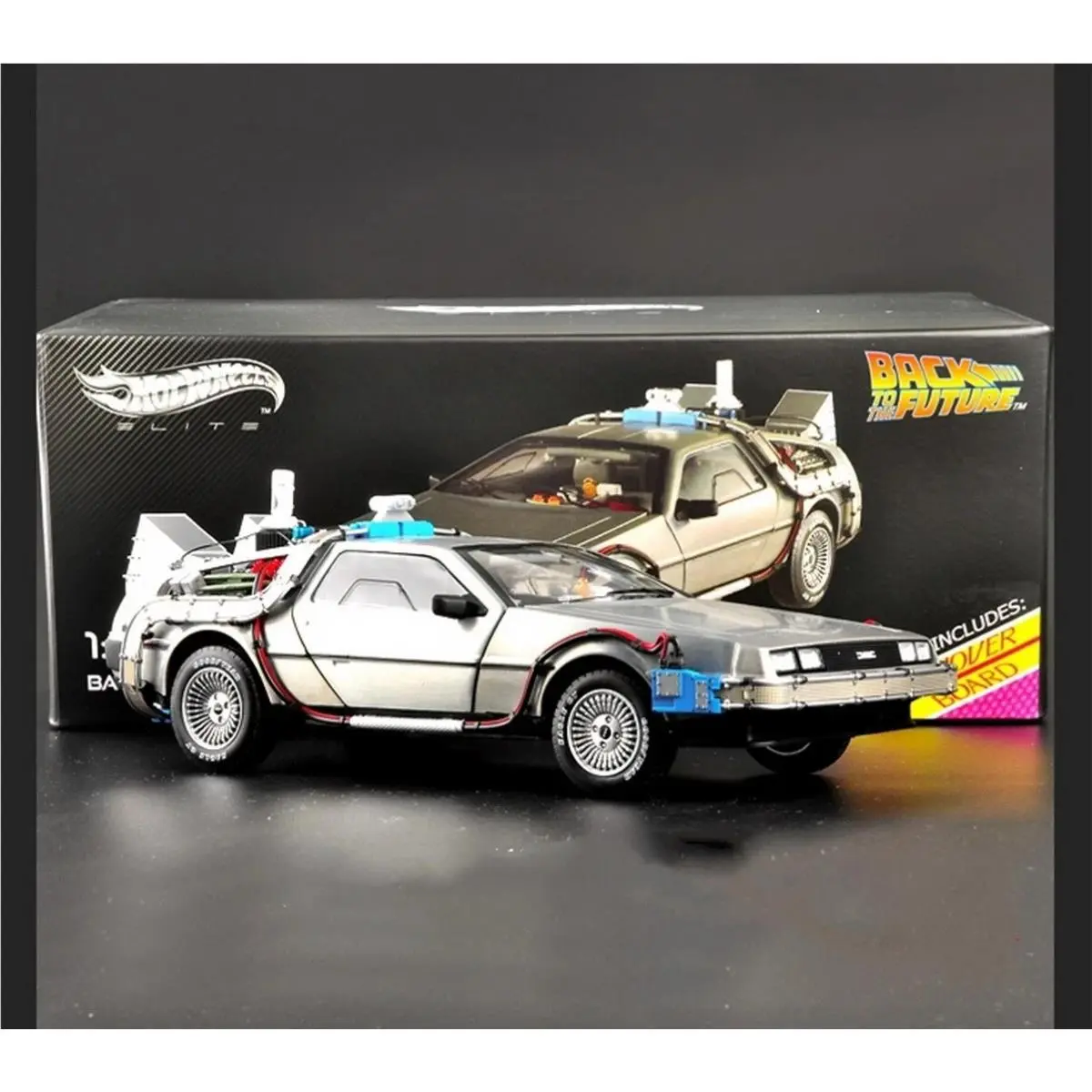 Hot Wheels 1:18 Delorean Time Machine Model CMC98