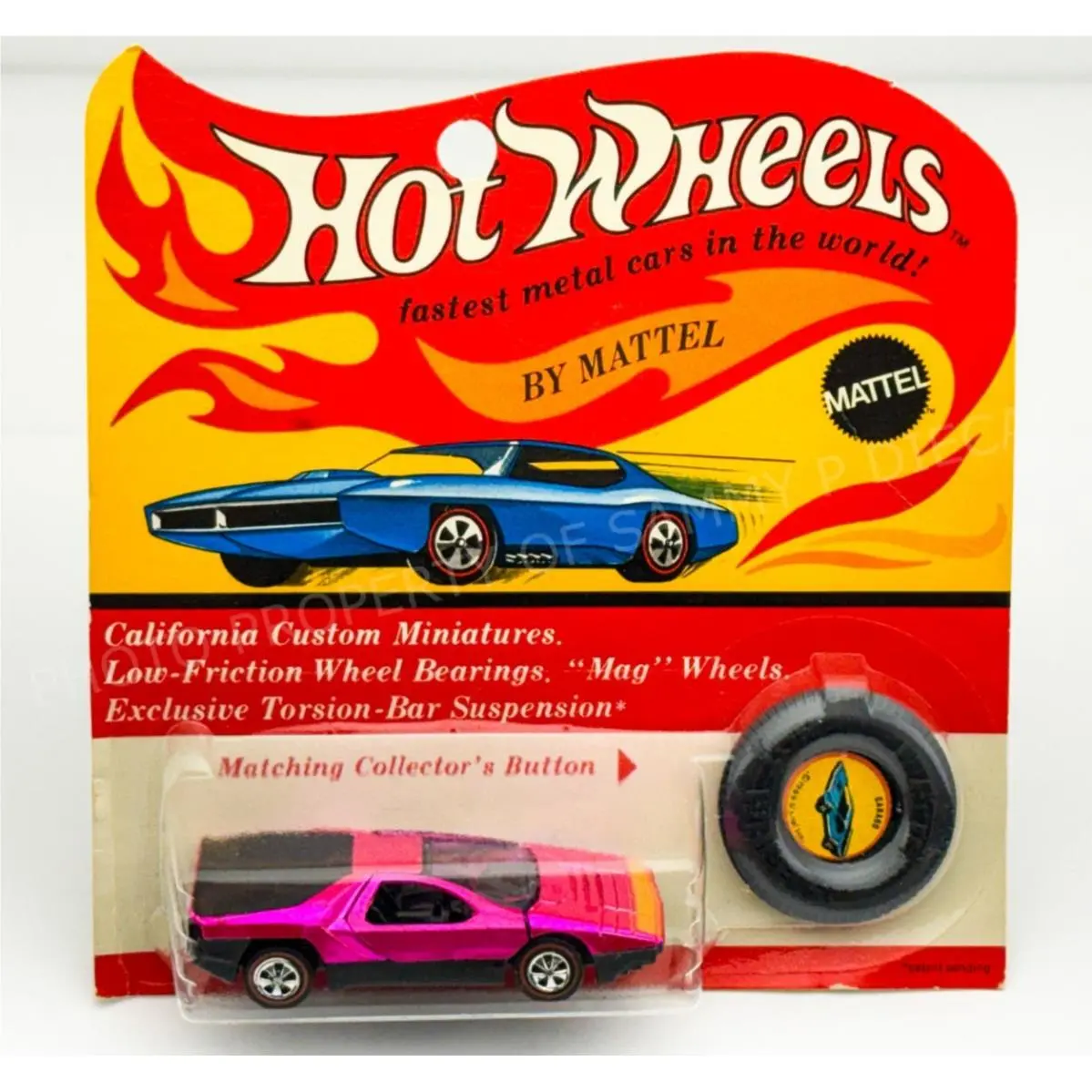Hot Wheels Redline Carabo Tough Hot Pink US Black Interior in Blisterpack