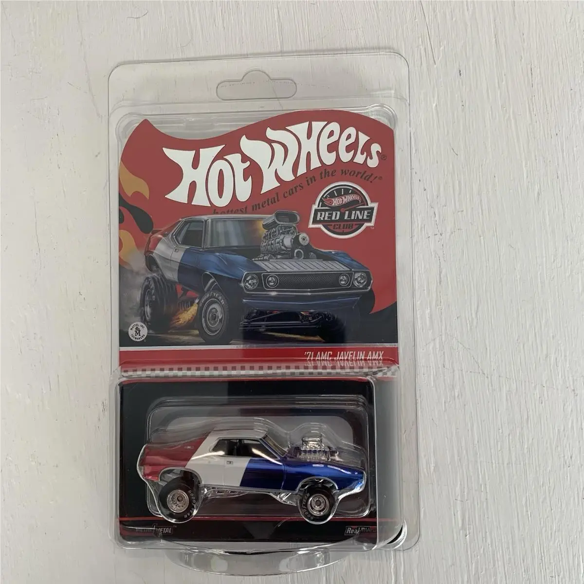 Hot Wheels Rlc 2026 ’71 Amc Javelin Amx Red White Blue 250th Exclusive
