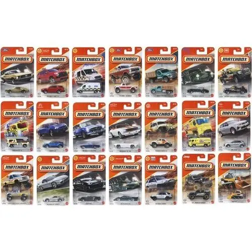 WB Matchbox 1:64 Basic Car Collection 24-Piece G Assortment of Toy Cars