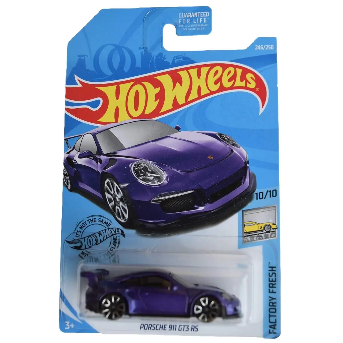 Hot Wheels 2019 Factory Fresh Porsche 911 GT3 246/250 Purple - Purple