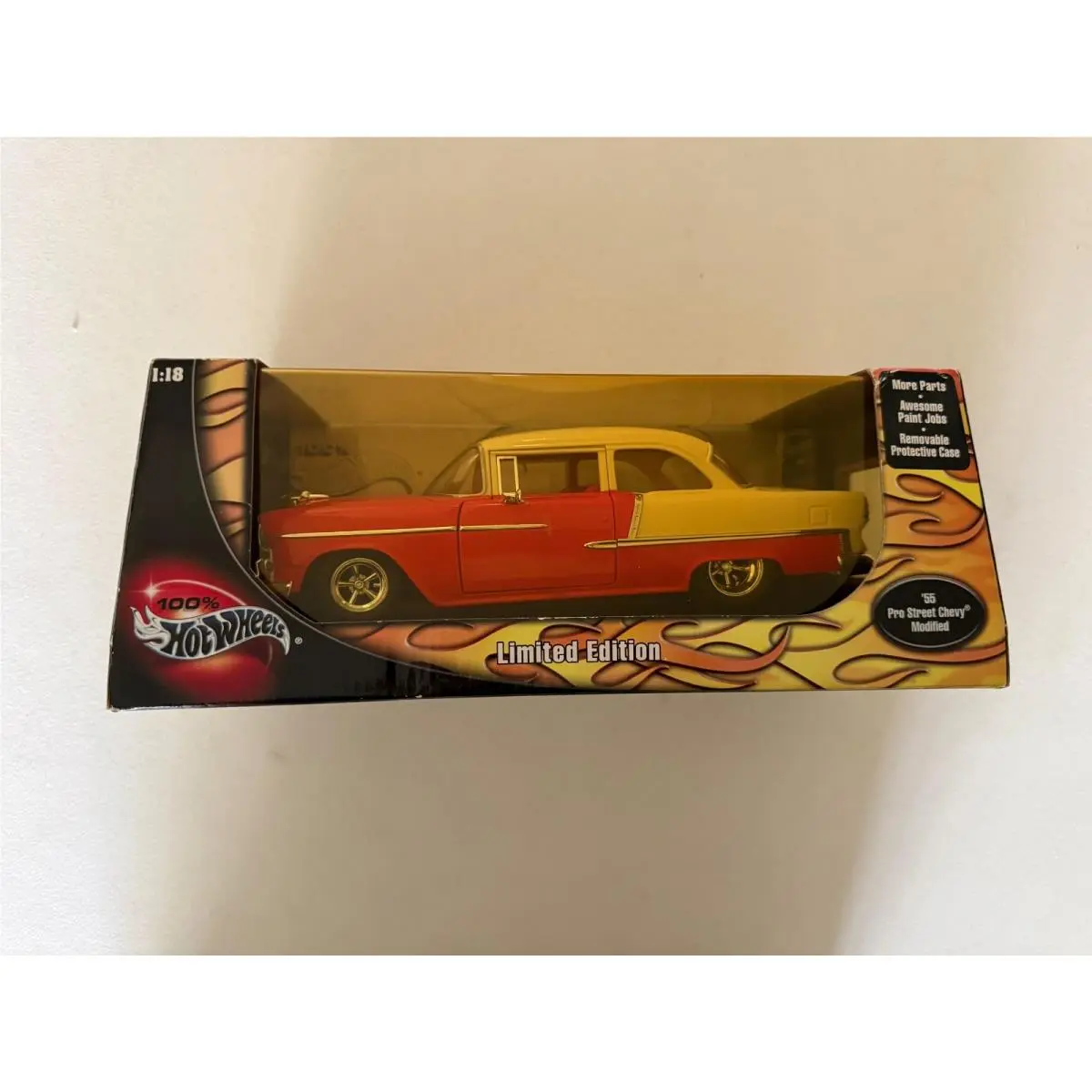 Hot Wheels Limited Edition `55 Pro Street Chevy Modified 1:18 BD3