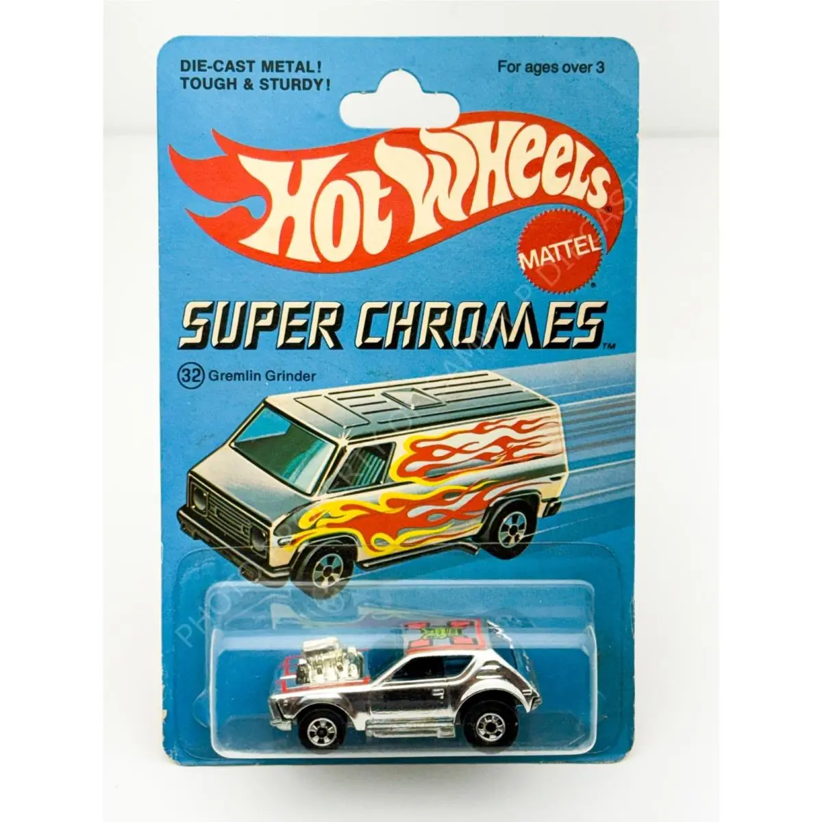 Hot Wheels Blackwall Gremlin Grinder Super Chromes in Blister