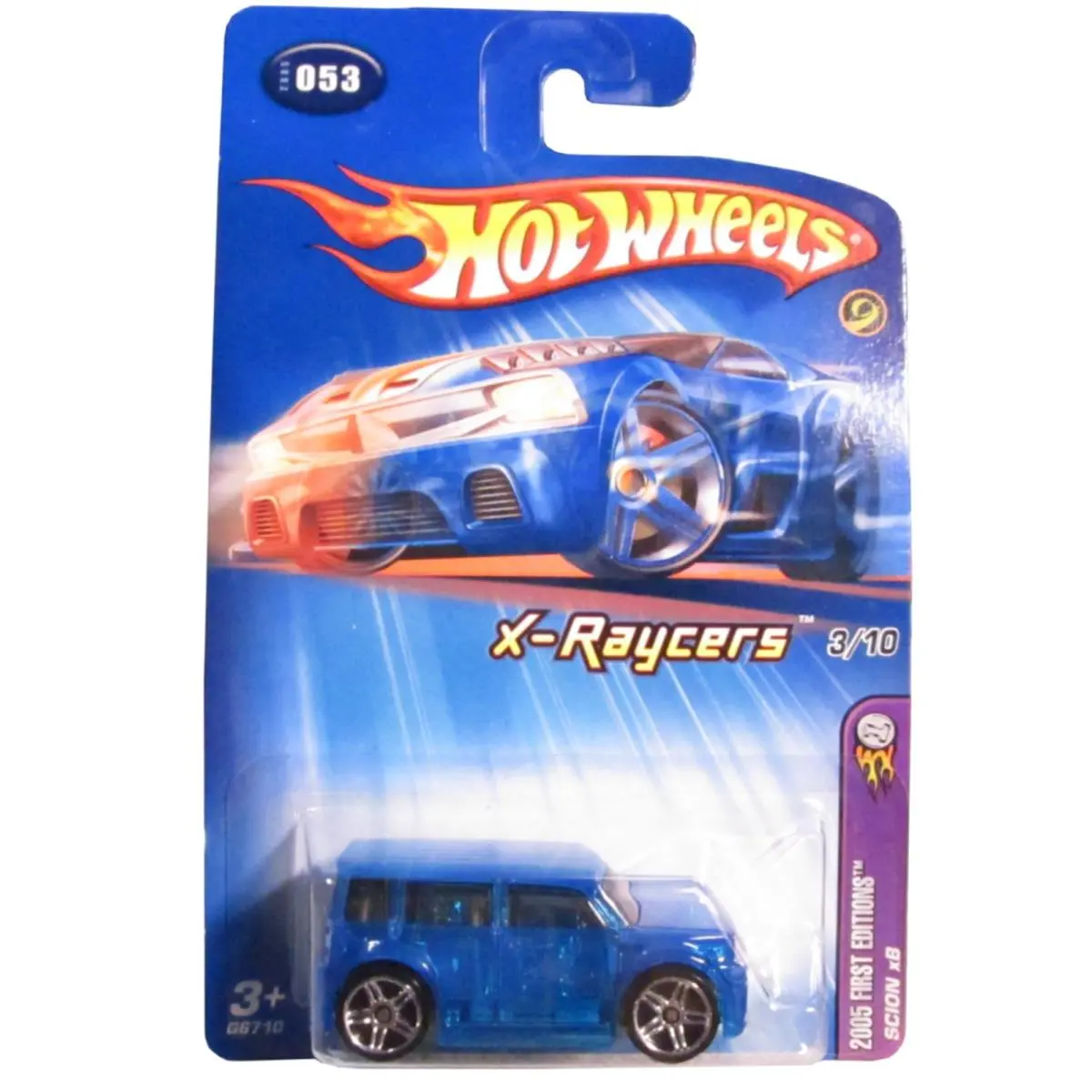 2005 Kmart Exclusive First Editions X-raycers Scion xB Transparent Blue