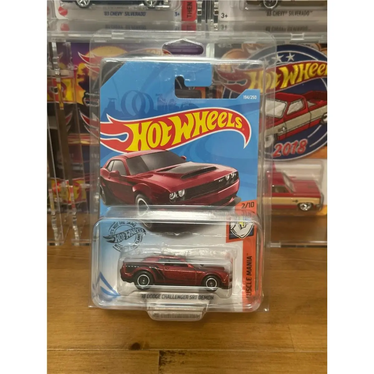 2019 Hot Wheels 18 Dodge Challenger Srt Demon Super Treasure Hunt International