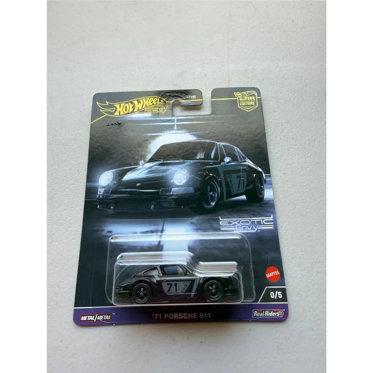 Hot Wheels Exotic Envy 71 Porsche 911 0/5 Chase BM1