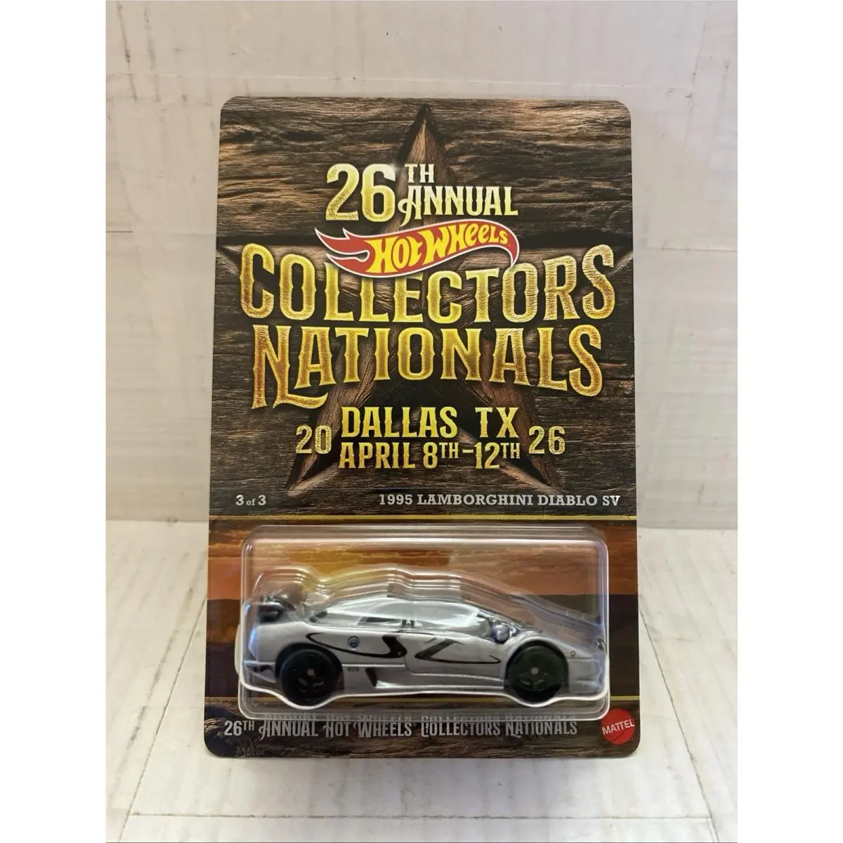 Hot Wheels 1995 Lamborghini Diablo SV 26th Annual Collectors Nationals Dallas TX