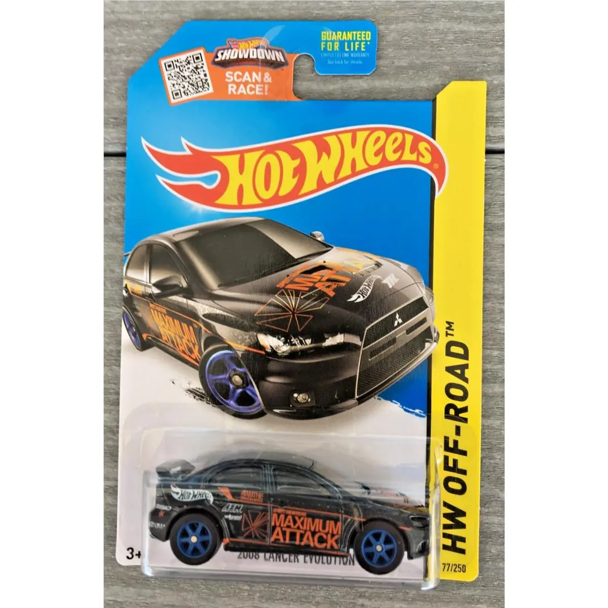 2015 Hot Wheels Super Treasure Hunt 2008 Lancer Evolution 77 HW Off-road Rally