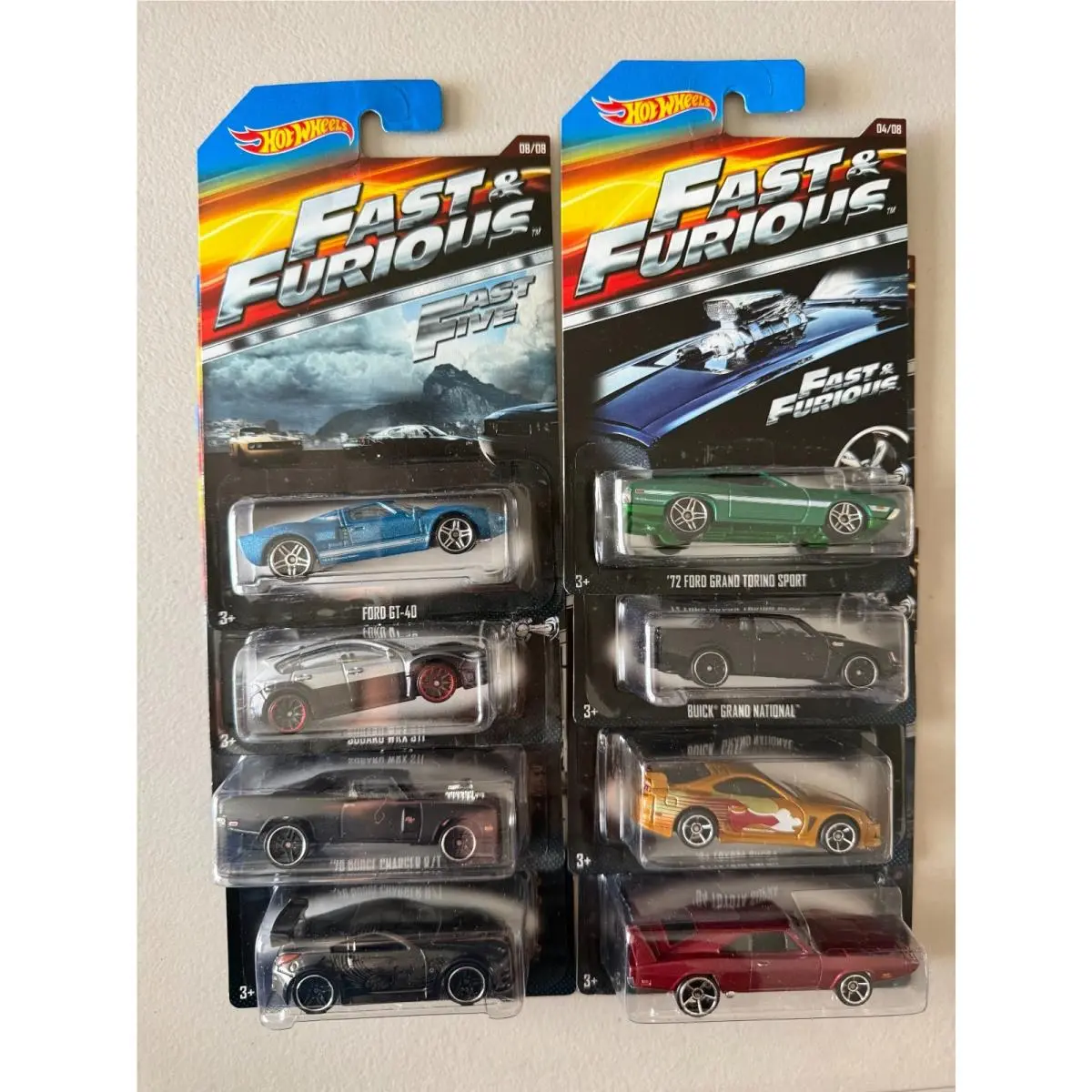 Hot Wheels Fast Furious Complete Set of 8 2014 Walmart Exclusive BE6