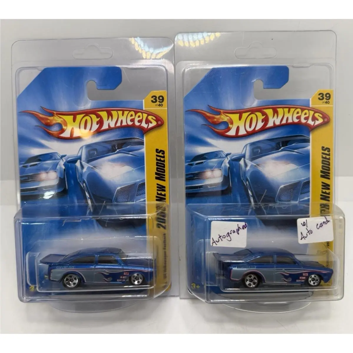 2008 Hot Wheels Models 39/40 `65 Volkswagen Fastback Blue