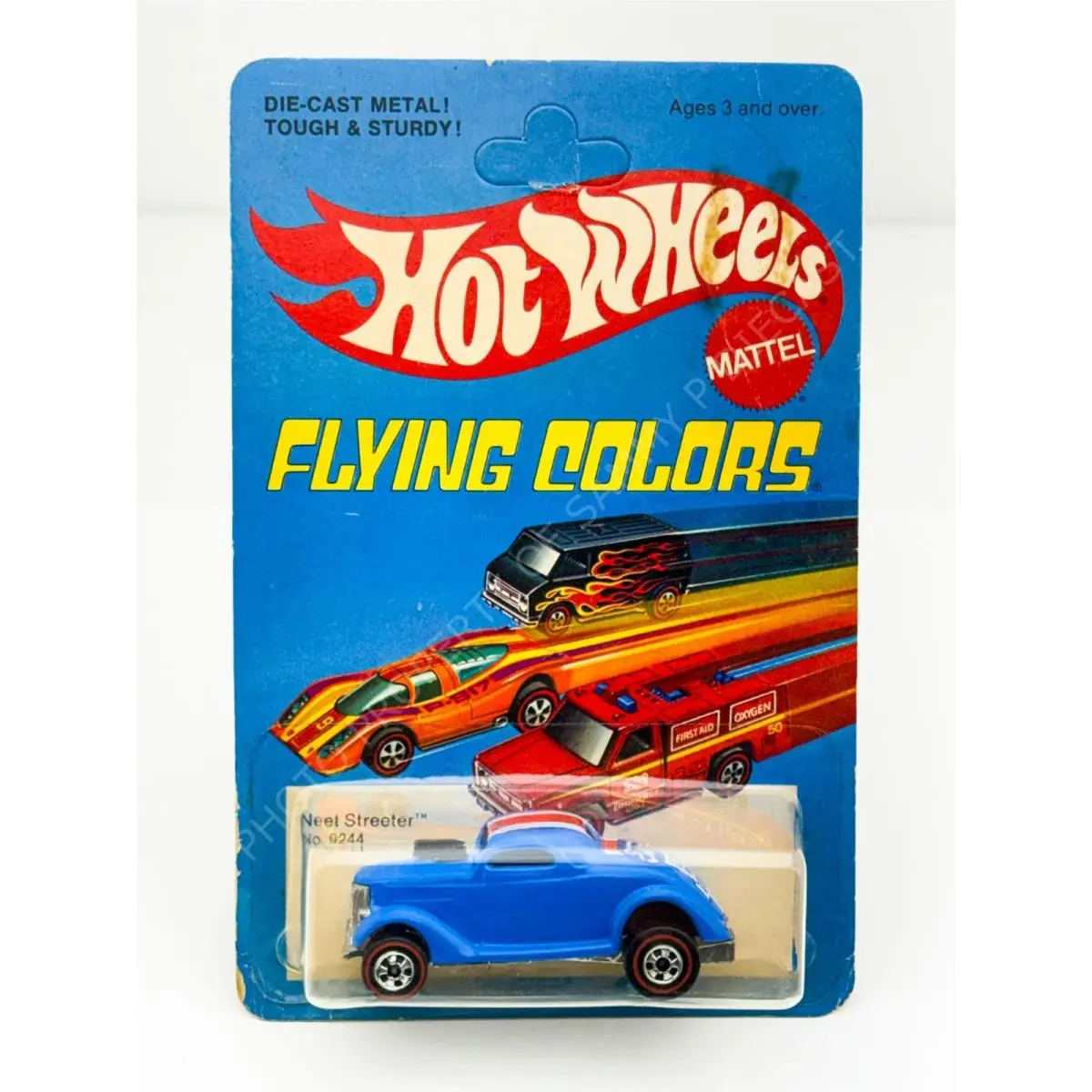 Hot Wheels Redline Neet Streeter Light Blue Flying Colors in Blisterpack