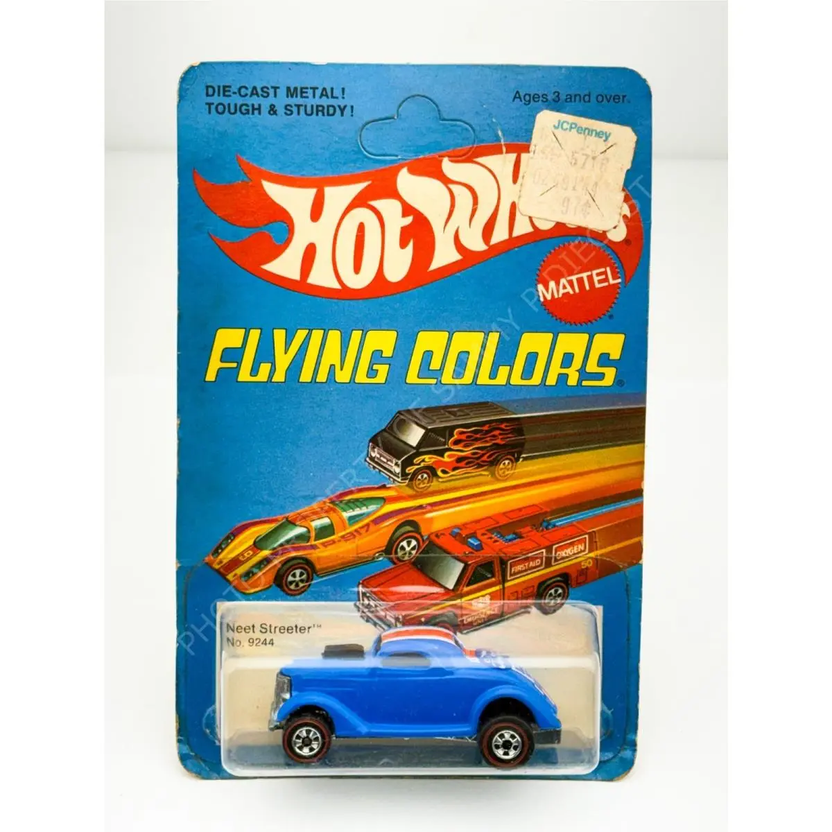 Hot Wheels Redline Neet Streeter Light Blue Flying Colors in Blisterpack
