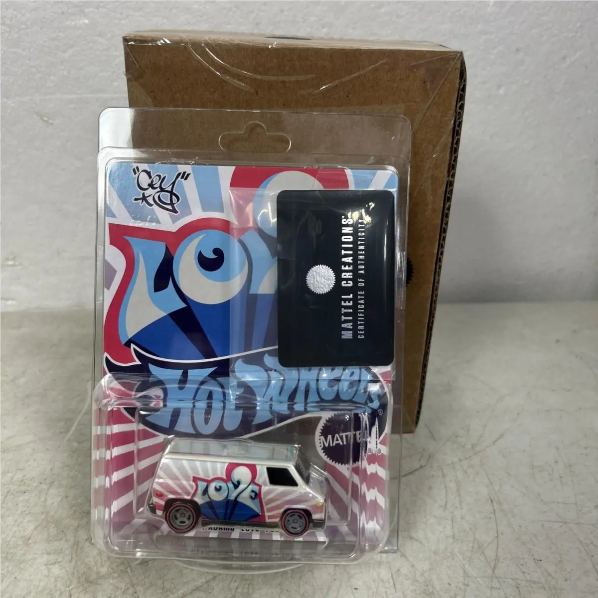 1970s Love Van Diecast Car X Cey Adams 2022 Hot Wheels Mattel Creations