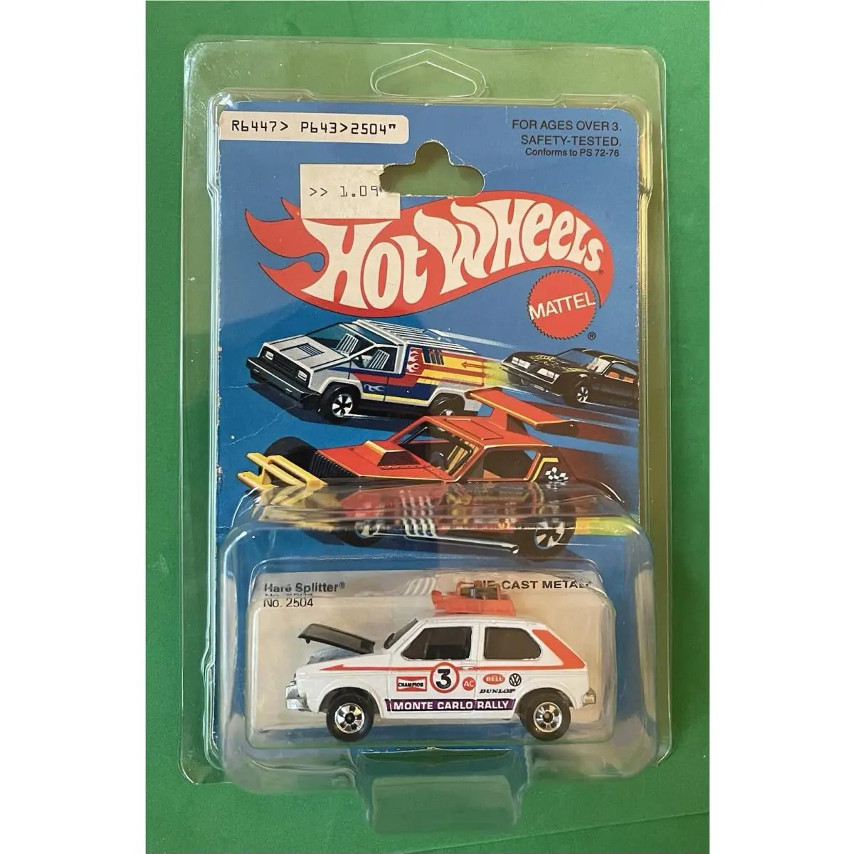 1979 Hot Wheels “white Hare Splitter” 2504 Car in Box Unpunched