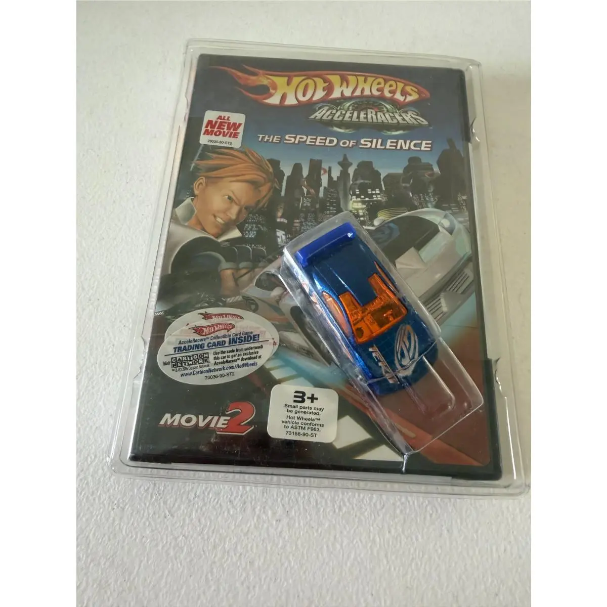 Hot Wheels Acceleracers The Speed of Silence Movie 2 with Car Rare Vhtf N41
