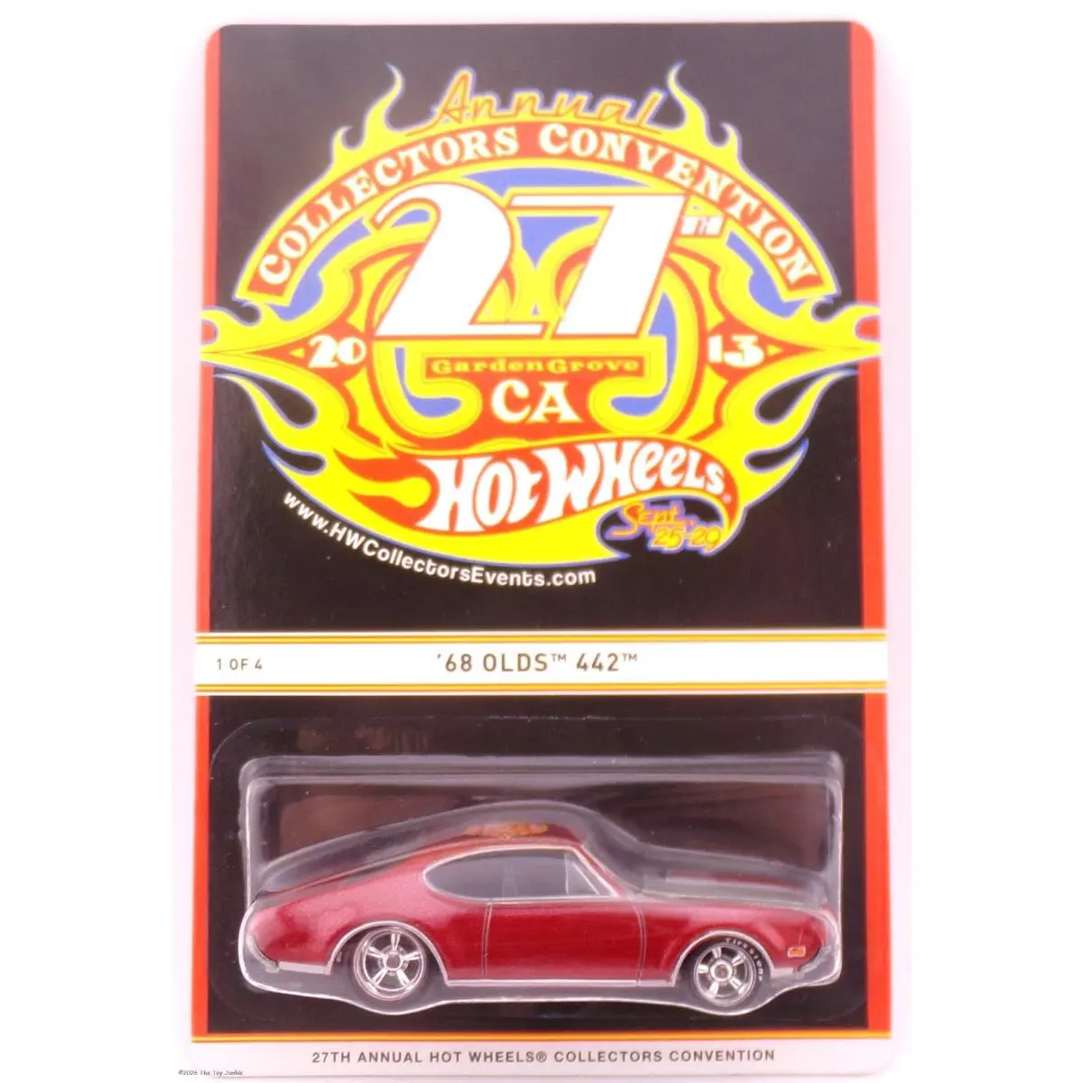 2013 Hot Wheels 27TH Annual Convention Finale Car `68 Olds 442 596/1100