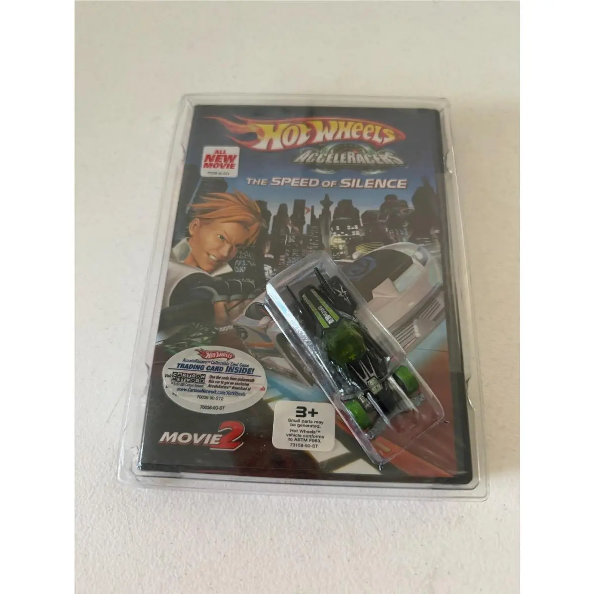 Hot Wheels Acceleracers The Speed of Silence Movie 2 with Car Rare Vhtf N41