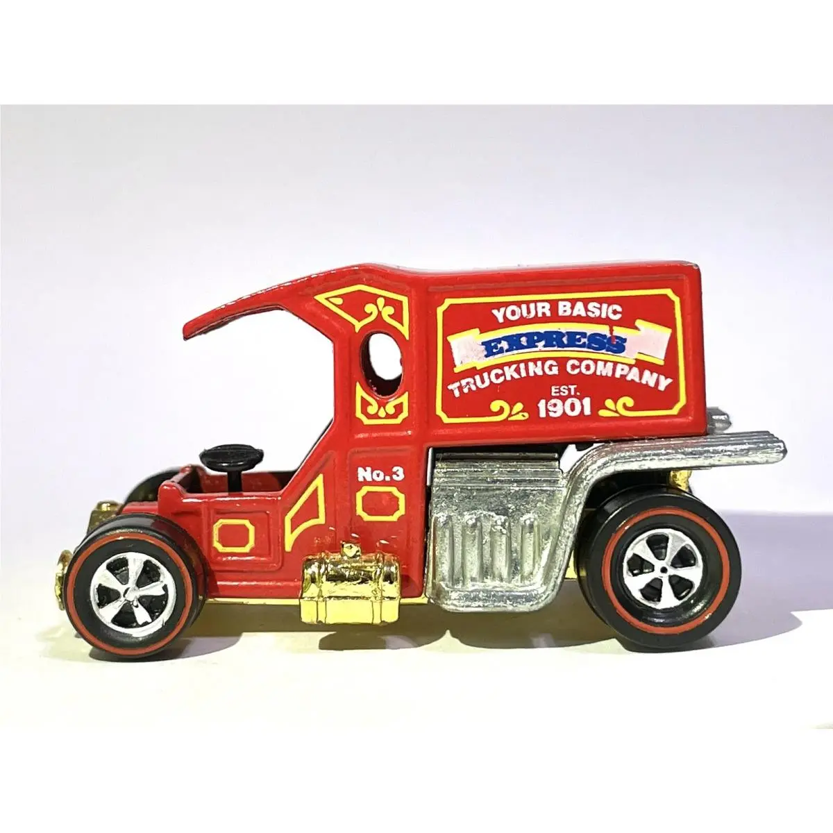 ⭐ Hot Wheels T-totaller Red 1976 Custom Made Redline - Super Nice