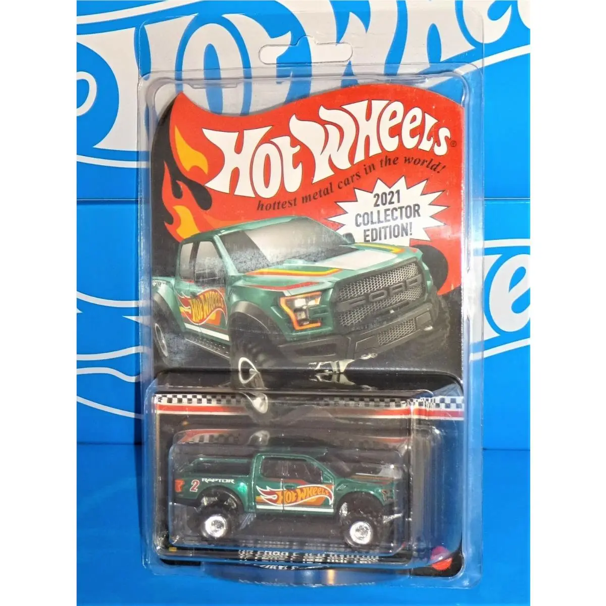 Hot Wheels 2021 Dollar General Mail-in Promo `17 Ford F-150 Raptor w Real Riders