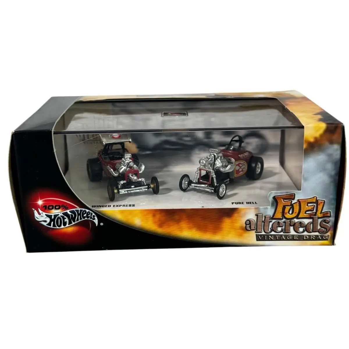 Hot Wheels Fuel Altereds Vintage Drag Set Mib 2001
