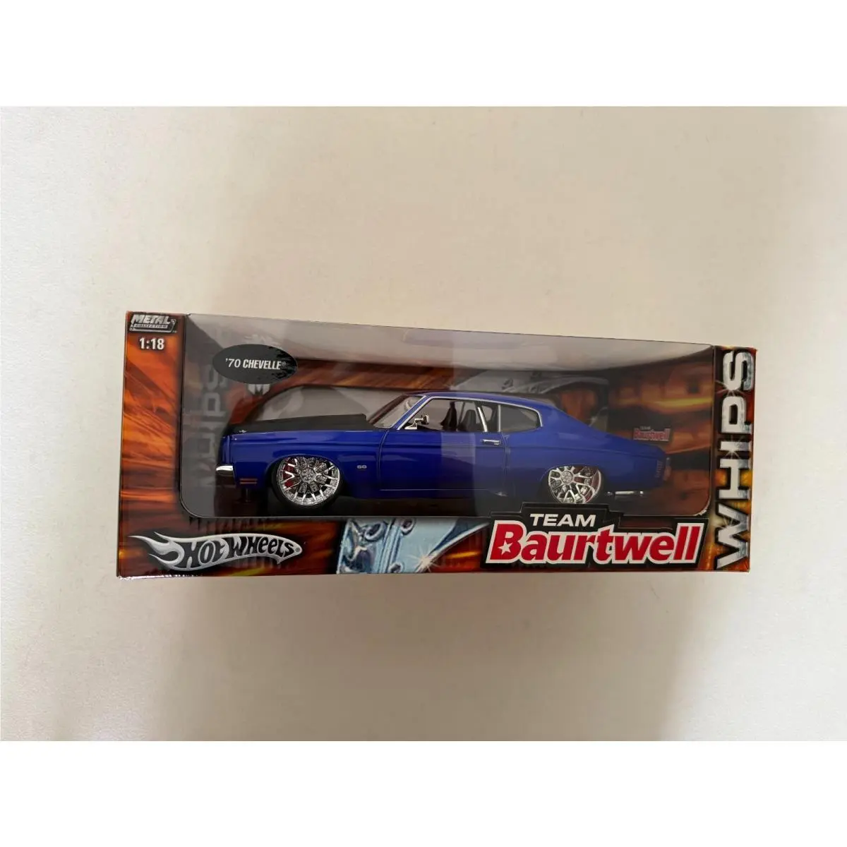 Hot Wheels Whips Team Baurtwell `70 Chevelle 1:18 BC8