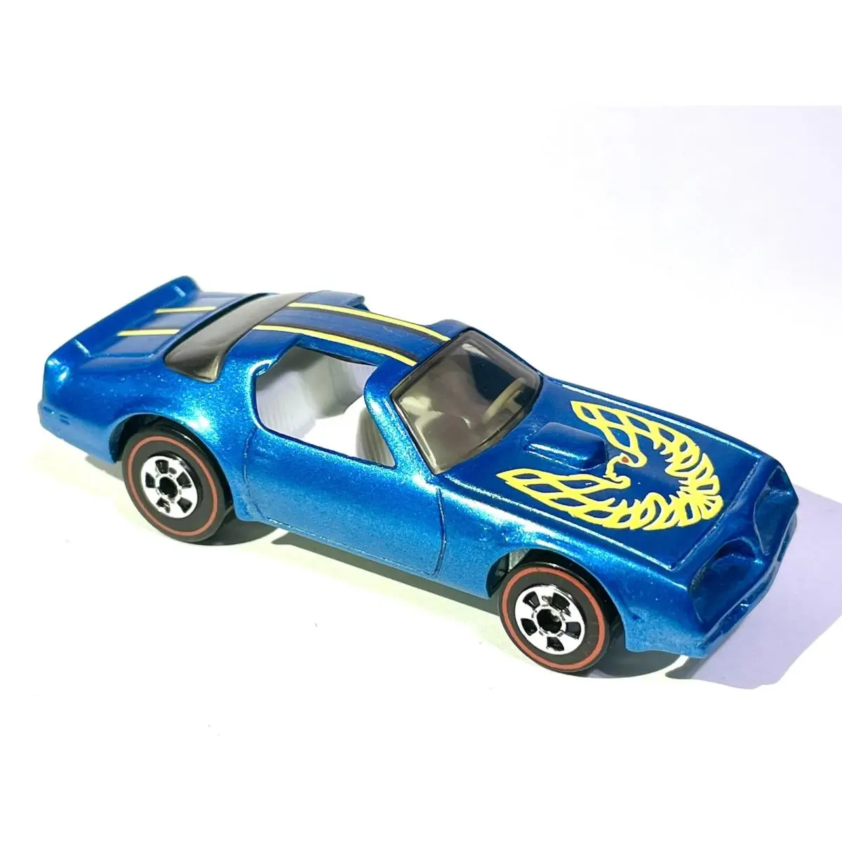 Custom Made Hot Wheels Hotbird Metallic Pearl Blue Redline 80’s