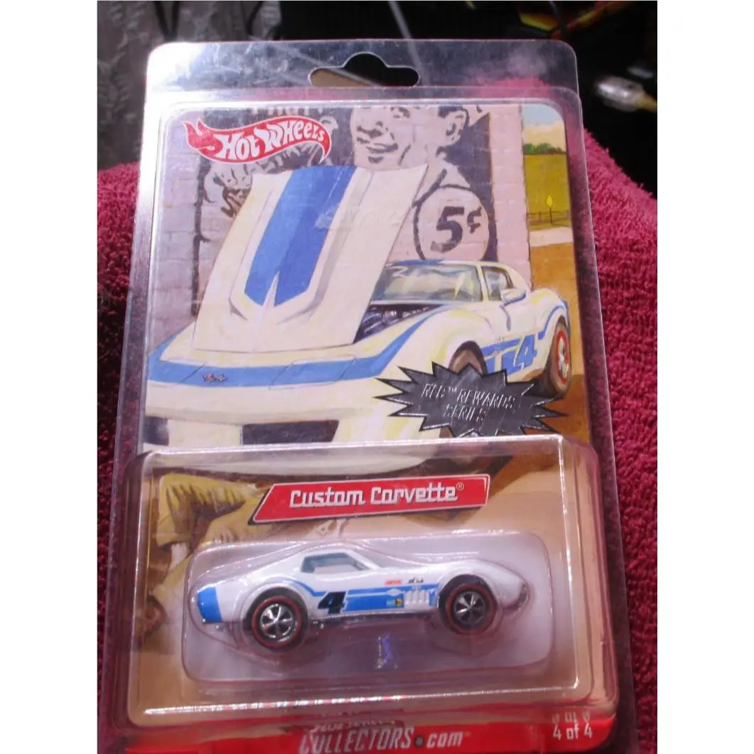 Hotwheels 2007 Rlc Rewards Series Custom Corvette 4 OF 4
