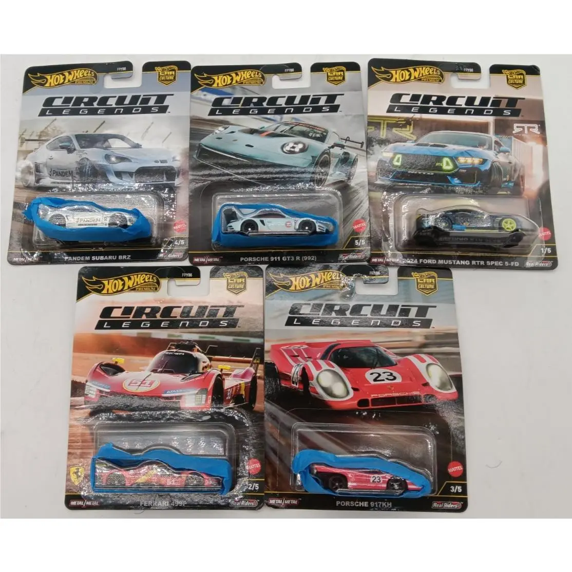 2025 Hot Wheels Car Culture Circuit Legends 5-car Set