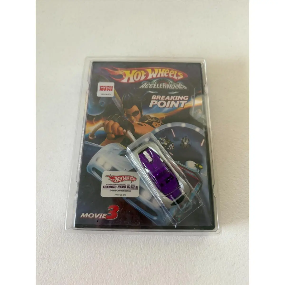 Hot Wheels Acceleracers Breaking Point Movie 3 with Car Rare Vhtf N41