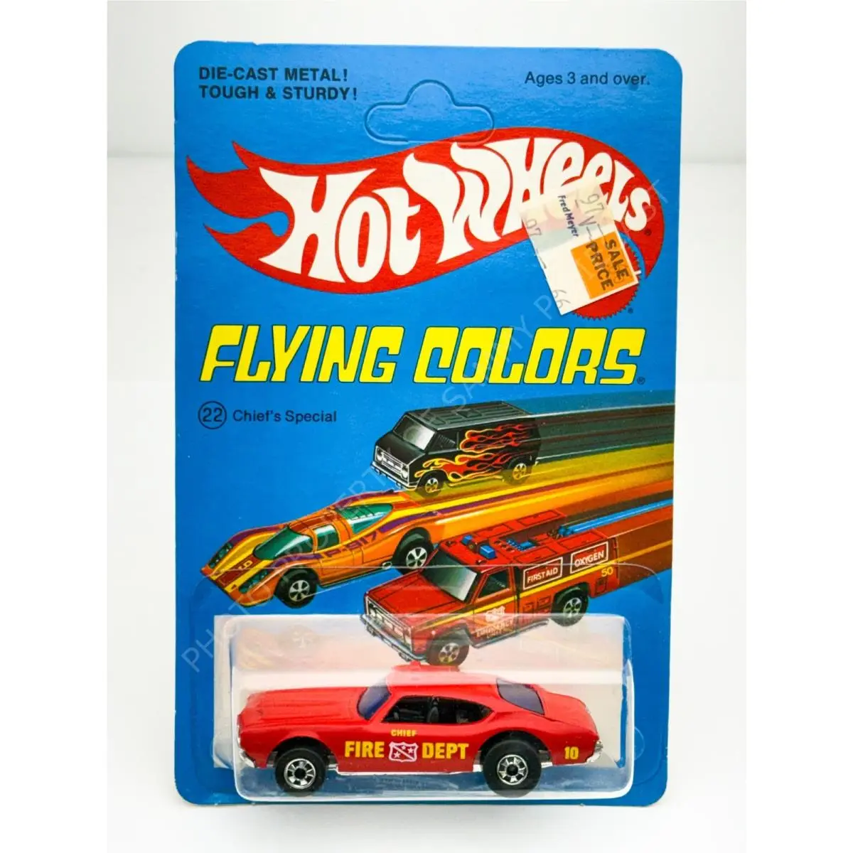 Hot Wheels Blackwall Chiefs Special 442 Flying Colors 22 in Blisterpack