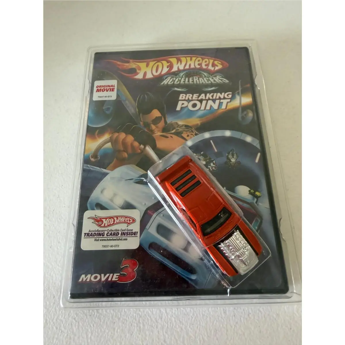 Hot Wheels Acceleracers Breaking Point Movie 3 with Car Rare Vhtf N41