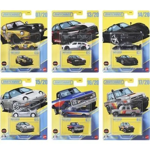 WB Matchbox Premium 1:64 Collector 8-Piece G Assortment of Toy Cars