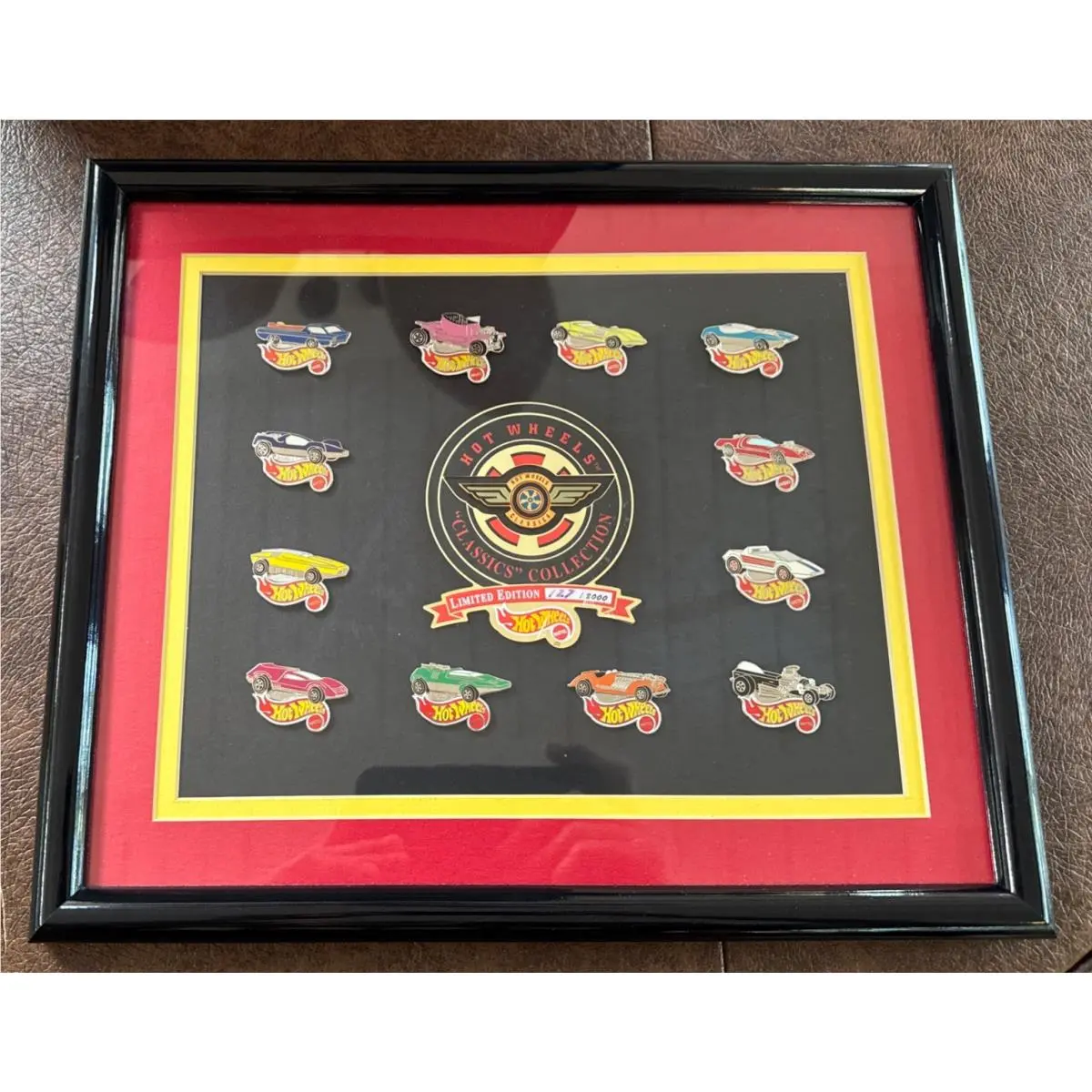 Hot Wheels Classics Collection Limited Edition Pin Set 127/2000 Mattel Vintage