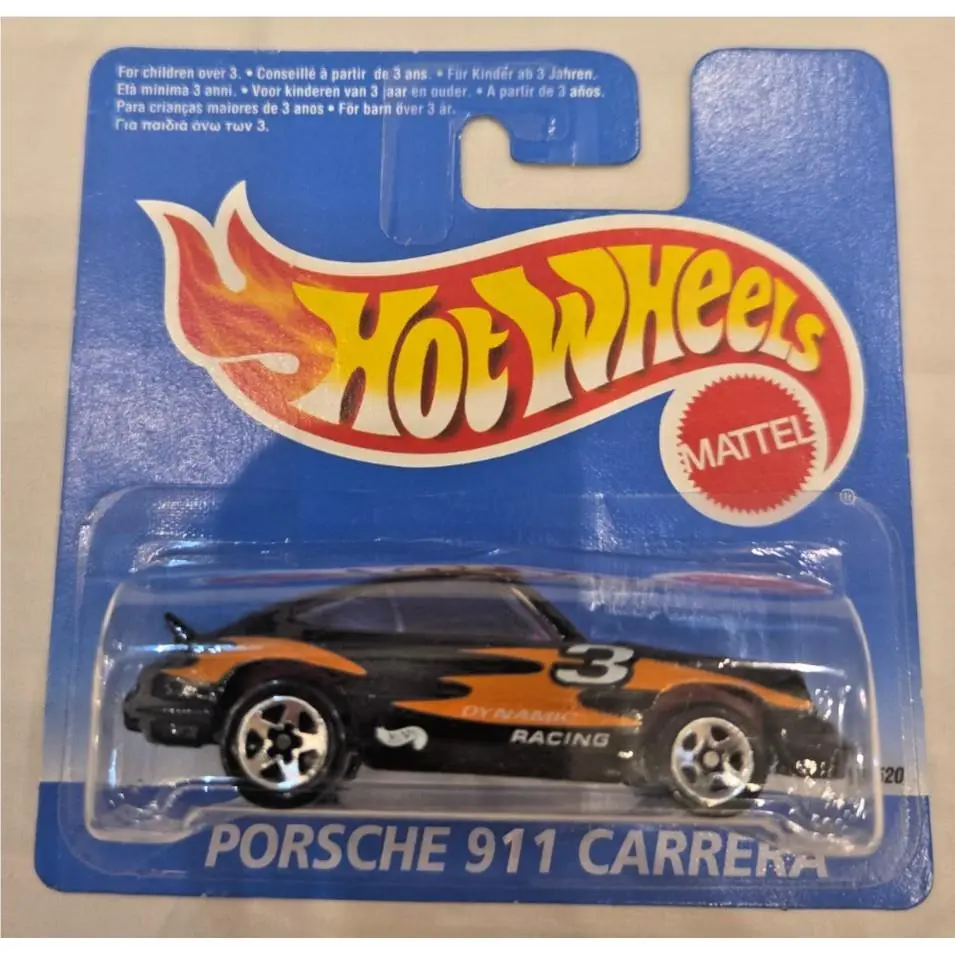 Hot Wheels Vhtf International Porsche 911 Carrera Short Card Dynamic Racing 1996