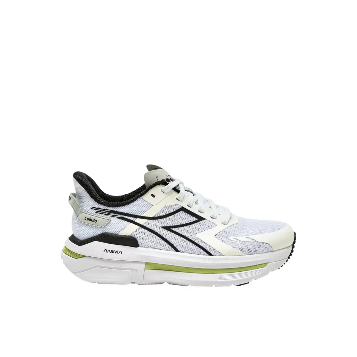 Diadora Cellula White / Black 180244-C0351 Women`s Size 10.5 Medium