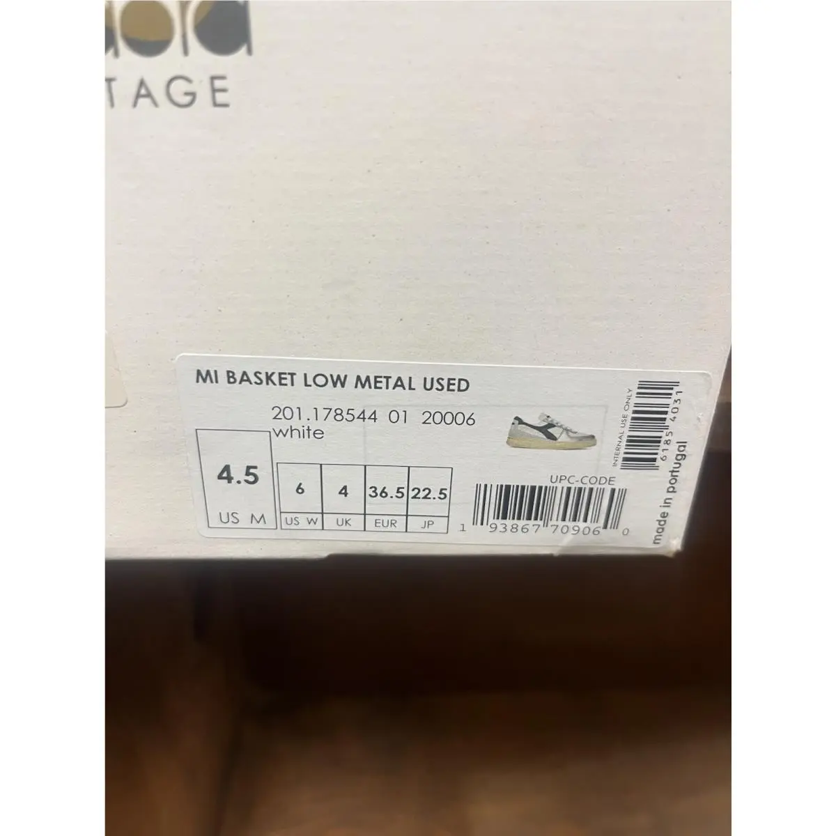 Diadora shoes - Diadora Mi Basket - Basket - White 7