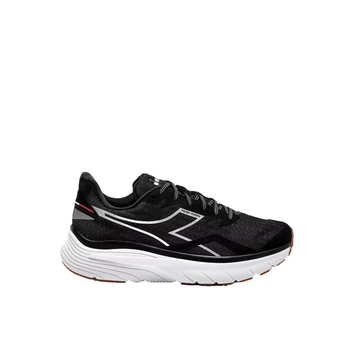 Diadora Equipe Nucleo Black / Silver / White 179094-C3513 Men`s Size 9.5 Medium - Multicolor