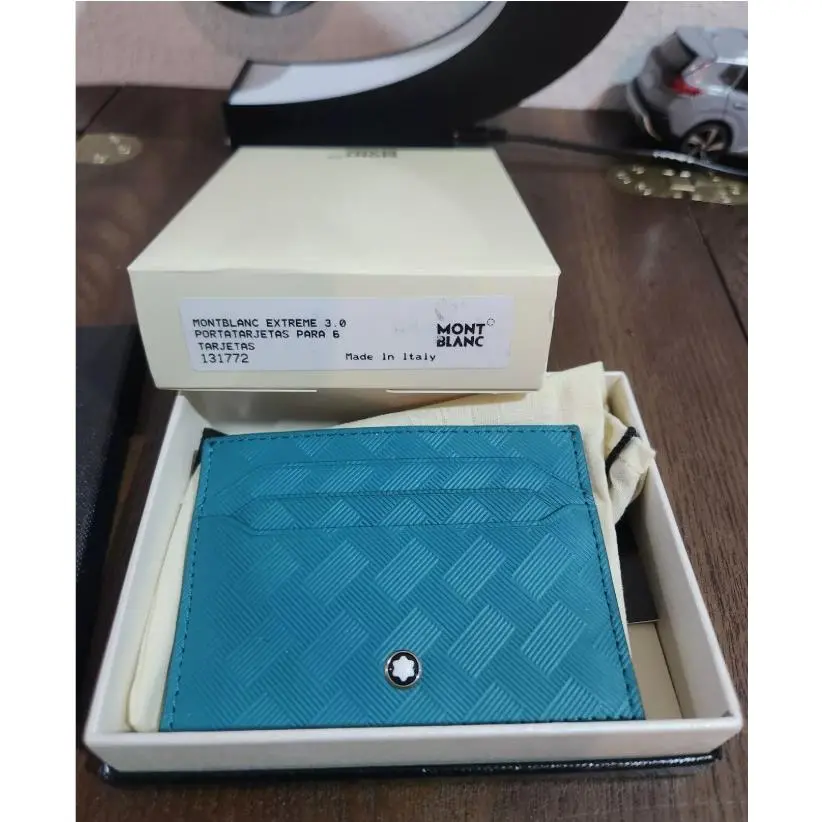 Montblanc Meisterstuck 6CC Blue Leather Card Holder 2026 Luxury