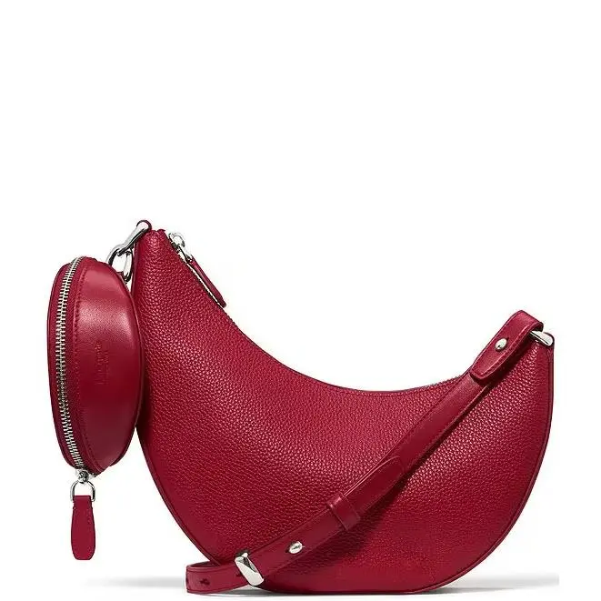 NWT$298 Kate Spade NY Duo Pebbled Leather Convert Multi-way Crossbody Red Jam