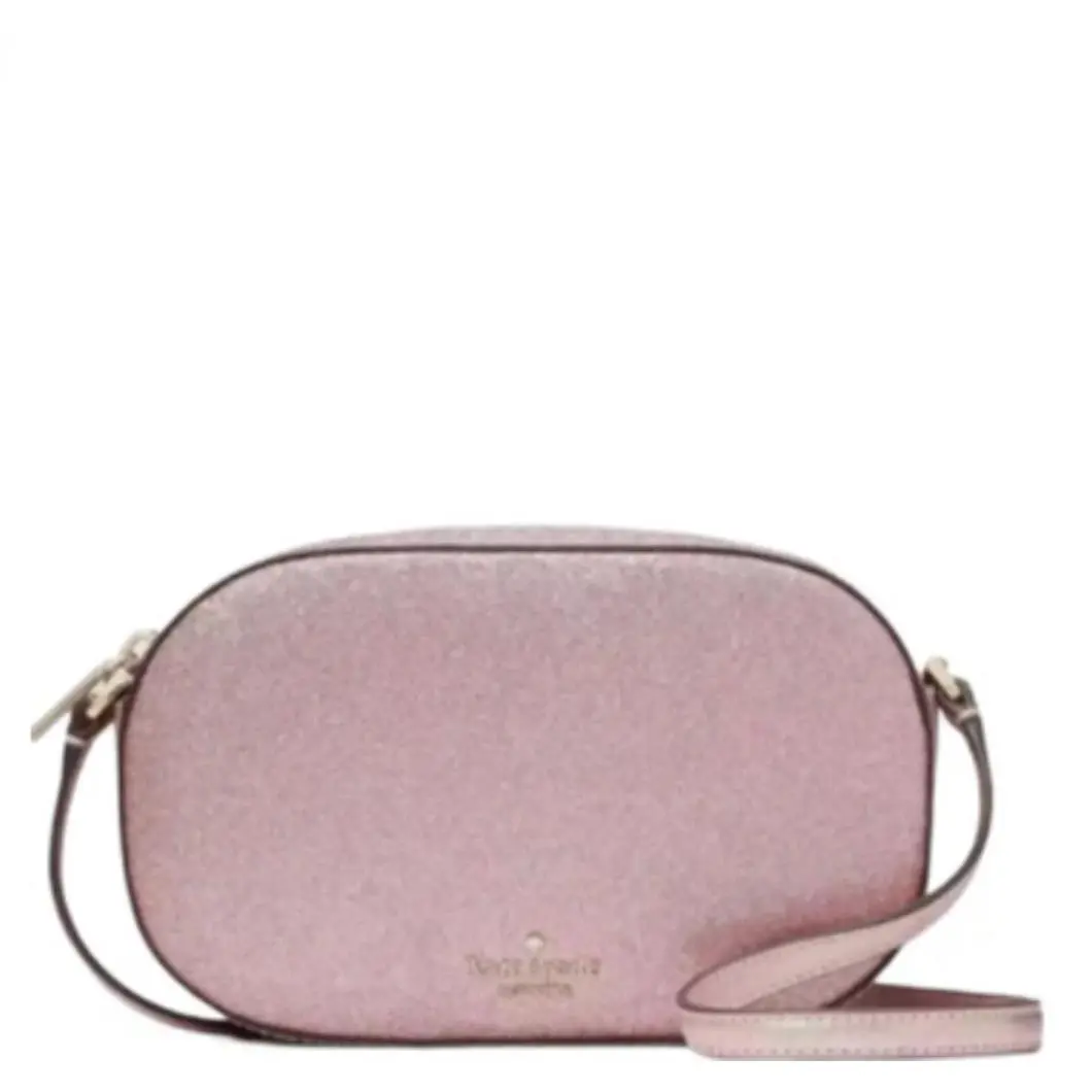 Kate Spade Glimmer Oval Camera Crossbody Bag - Mitten Pink