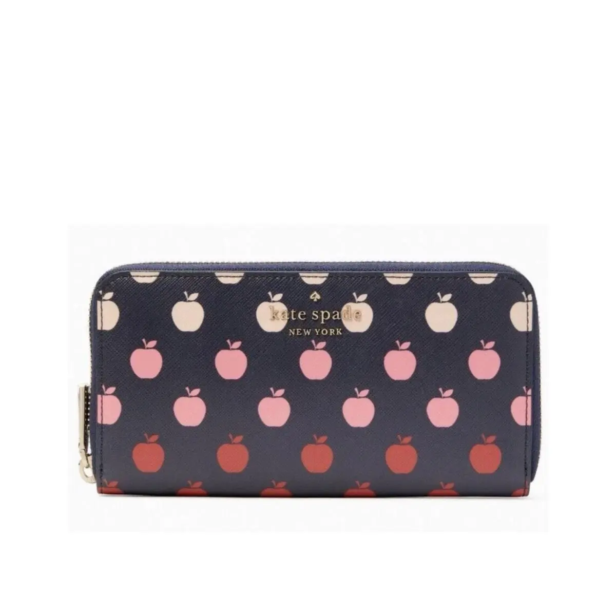 Kate Spade Staci Large Continental Wallet Orchard Degrade Print Apple Blue Multi