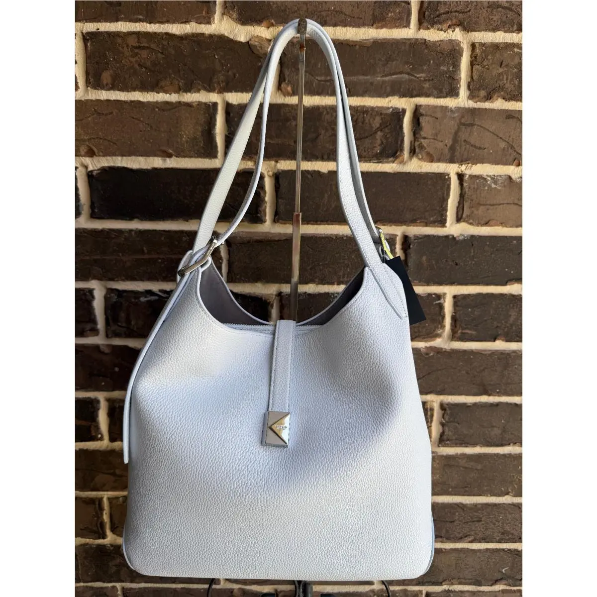 Kate Spade Deco Large Shoulder Bag Pale Sapphirine Light Blue K1556