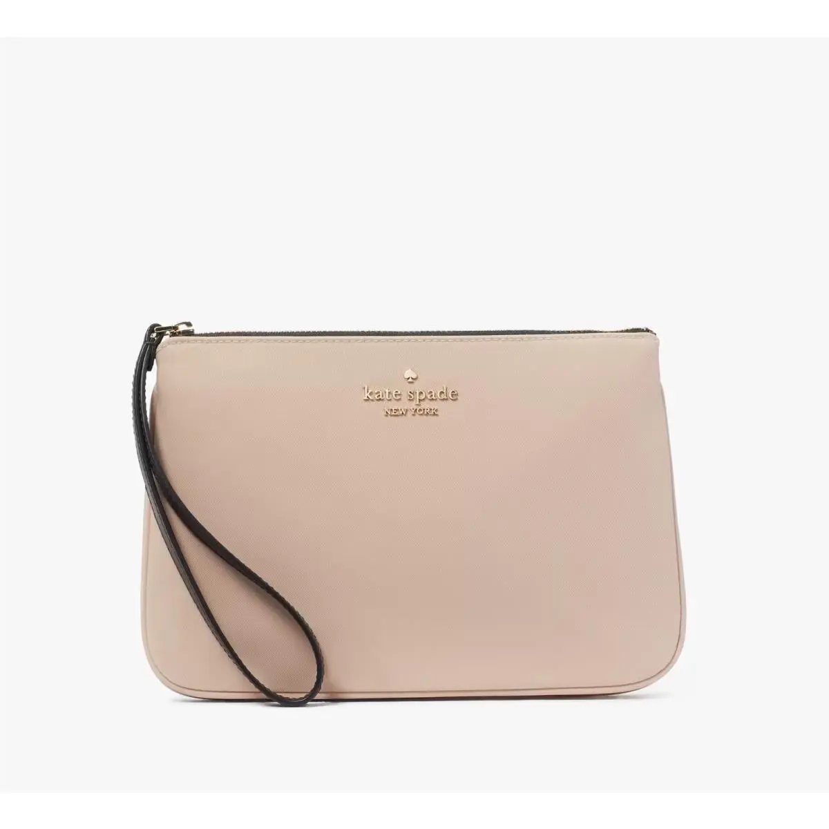 New Kate Spade New York Chelsea Medium Wrist Pouch Warm Beige