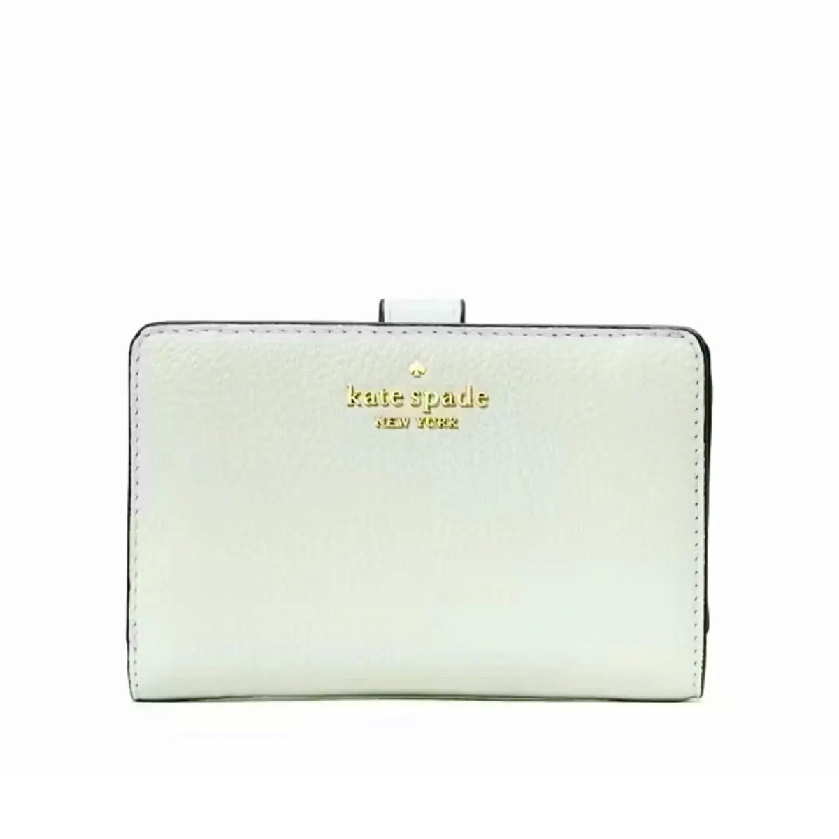 Kate Spade New York Leila Medium Compact Bifold Wallet Leather Hazy Morning