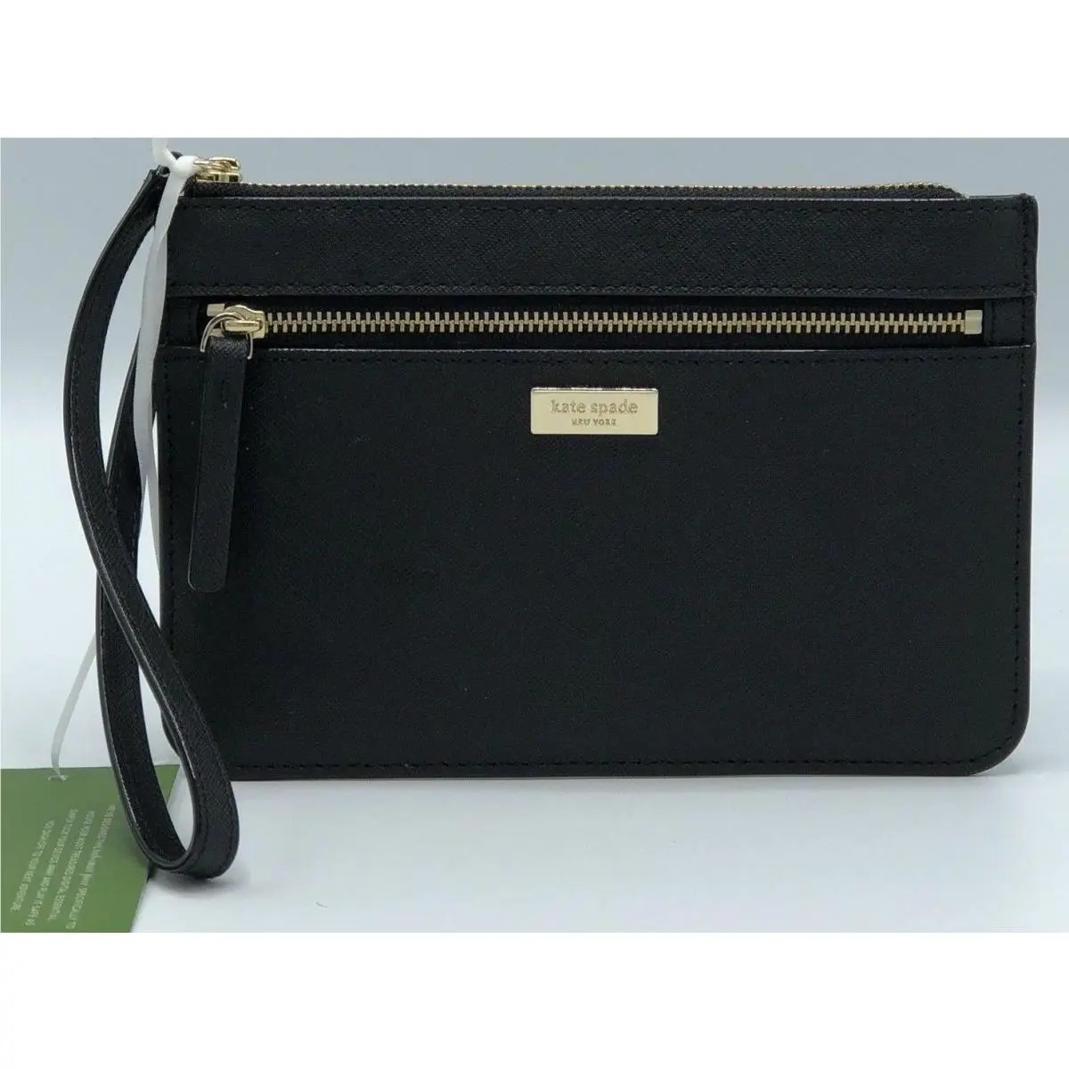 Kate Spade Tinie Laurel Way Black Wristlet List