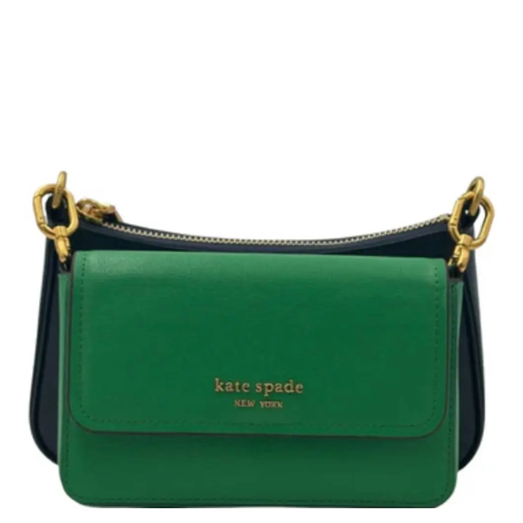 Kate Spade Double Up Colorblocked Crossbody - Green