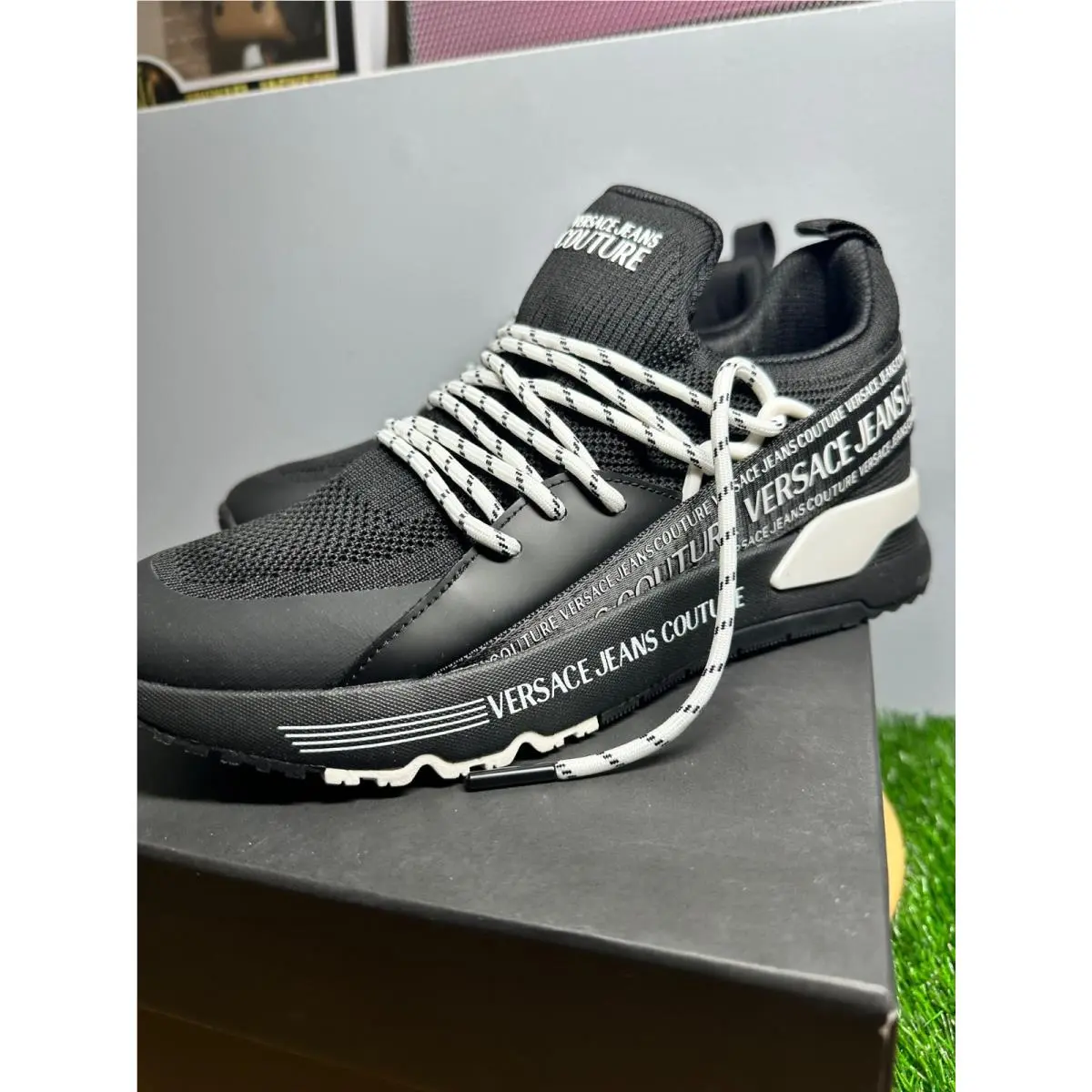 Versace shoes - Versace Jeans Couture Fondo Super Dis.57 - 74VA3SS1-ZP214-899 - Black 2